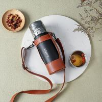 康巴赫（KOBACH） 双饮背带保温杯 LPB45B02 450ml (单位:个) 墨黑
