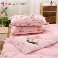 洁丽雅（grace） 全棉四件套 锦瑟 JLY-YHZ0039 被套200*230cm床单230*250cm枕套48*74cm*2 (单位:套)