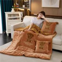 故园（homeshine） 多功能抱枕被 收纳40*40cm/展开105*150cm 糖果熊 收纳40*40cm/展开105*150cm (单位:条) 颜色随机 颜色随机