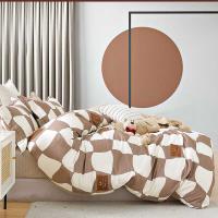 故园（homeshine） 帛柔棉四件套 花色随机 TZ22615 被套2.0*2.3m 床单2.3*2.45m (单位:套) 被套2.0*2.3m 床单2.3*2.45m 颜色随机