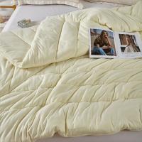 红秀世纺 糯糯奶昔被 单孔纤维被 SF2309-T003 200*230cm 1床/箱 (单位:床) 米黄