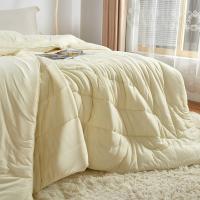 红秀世纺 糯糯奶昔被 单孔纤维被 SF2309-T003 200*230cm 1床/箱 (单位:床) 米黄