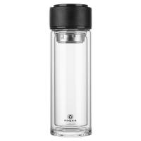 康厨亚（KANGCHUYA） 明霞系列便携玻璃杯 双层 MXKX6806-st320 320ml 40个/箱 (单位:个) 黑色/咖啡色 颜色随机