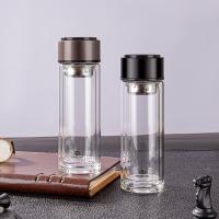 康厨亚（KANGCHUYA） 明霞系列便携玻璃杯 双层 MXKX6806-st320 320ml 40个/箱 (单位:个) 黑色/咖啡色 颜色随机