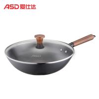 爱仕达（ASD） 精铁无涂层爆炒锅 CF32Q4TG-YZ 32cm (单位:个) 黑色