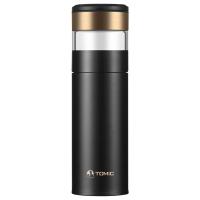 特美刻（TOMIC） TW00050 智能茶水分离陶瓷内胆保温杯 350ml（单位：个）黑色