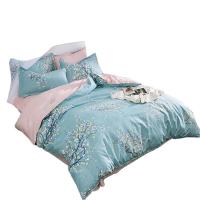 PLOVER 春暖花开 澳绒磨毛床品四件套（床单230*230cm+被套200*230cm+枕套48*74cmx2个）（单位：套）