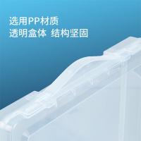 得力（deli）78930文件收纳盒（单位：盒）透明本色