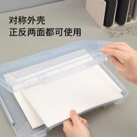 得力（deli）78930文件收纳盒（单位：盒）透明本色