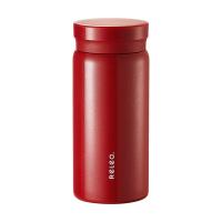 物生物（RELEA） JV012356-0200-HS00 素几不锈钢保温杯 200ML （单位：个） 华夫红