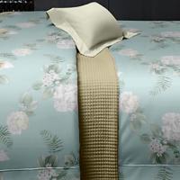 梦洁家纺 1010189082AX005 抗菌磨毛四件套 200*230cm（90g） 蓝色 (单位:套)