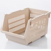 茶花（CHAHUA） 2894 斜口层叠收纳筐 35cmx23cmx20cm (单位: 个)颜色随机