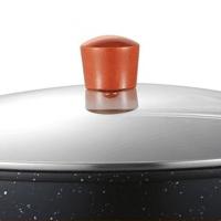 栢士德（BYSTON） BST-150D 米克精铁炒锅 32CM (单位: 个) 带锅盖