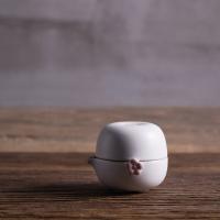 万仟堂 梅花客 功夫茶具 茶壶150ml+茶杯150ml （单位:套） 羊脂白釉