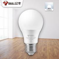公牛（BULL）MQ-A107 LED球泡灯 7W 白光 6500K （单位：支）