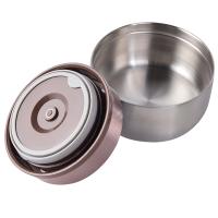 泰福高 T2255 不锈钢双层钢盖保温焖烧壶 0.8L(单位：个) 褐色