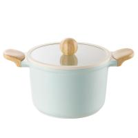 炊大皇（COOKER KING） QC22TG 青瓷不粘汤锅 锅具 22cm 天蓝色（单位：个）