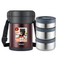 泰福高 T2553 臻美3层保温饭盒 2L(单位：个) 紫色