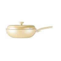 炊大皇（COOKER KING） NM32CGH 不粘炒锅 32cm  (单位：个 )黄色