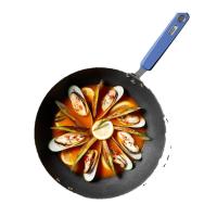 炊大皇（COOKER KING） SL34CG 谷里深蓝无油烟炒锅 34cm (单位:个)