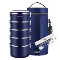 金钥匙 GK-3800BD-L 保温饭盒 3.8L 蓝色 (单位:个)