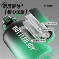 吨吨（BOTTLED JOY） 冰火吨吨桶 保温杯 1000ML 酷黑绿（单位：个）