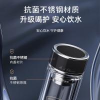 富光（FUGUANG） G2213-SH-330 铭成抗菌玻璃杯 330ml（单位：个）颜色随机