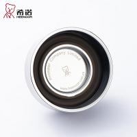 希诺 XN-1927 双层玻璃杯 410ml 不锈钢色（单位：只）