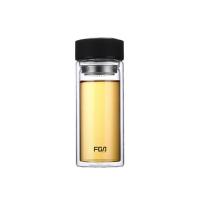 富光（FUGUANG） WFB1020-500 格调双层玻璃杯 500ml（单位：个）黑色