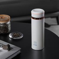 艾姆德（EMUND） DH-BG40 真空玻璃杯 316不锈钢 400ML 白色（单位：个）