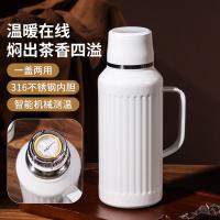 贝格帝 BGD-JXH10 机械显温焖茶壶 1000ml （单位：个） 颜色随机