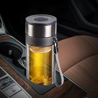 斯弥儿 SMR-03-BZ 双层玻璃杯 320ml 本色 (单位:个)