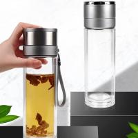 斯弥儿 SMR-03-BZ 双层玻璃杯 320ml 本色 (单位:个)