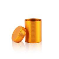 拜杰（BAIJIE） 钛合金 旅行茶罐 30ML/罐 2罐/套(单位：套) 土豪金+咖啡色