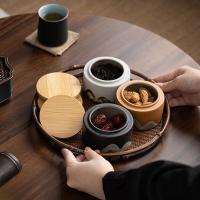 苏氏陶瓷（SUSHI CERAMICS） J0628 千里江山茶叶罐 礼盒包装 (单位:个)