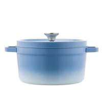 赫曼德 HMD-97110 梦之蓝珐琅炖锅 24cm（单位：个）