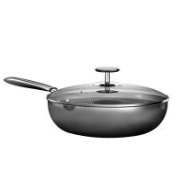 康巴赫（KOBACH） JCG30D1 不锈钢煎炒锅316L 锅具 30cm 不锈钢色（单位：个）