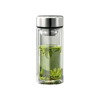 富光（FUGUANG） X1804-SP-480 伯爵双层玻璃杯钢盖带滤网 480ml（单位：只）本色