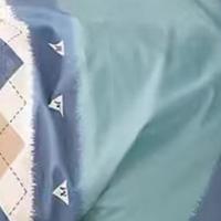 金丝莉（KINTHERI） JB-1836666 青春爱家全棉四件套 被套 200*230cm 床单 230*250cm 枕套 48*74cm*2 (单位: 套)