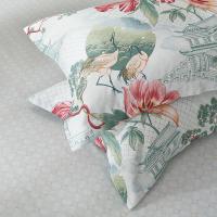 富安娜（FUANNA） 诺微花妍床上用品 四件套（被套203cm*229cm+床单230cm*240cm+枕套74cm*48cm*2）（单位：套）绿色