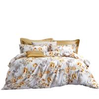富安娜（fuanna）花姣月娆 床品四件套 被套203*229cm+床单230*250cm+枕套74*48cm*2（单位：套）