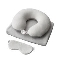 花花公子  HXZX-01 休闲系列-臻享3件套（枕头30*30cm+眼罩20*9cm+毯子70*100cm）（单位:套）