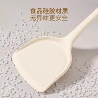 贝格帝 BGD-CJ903 硅胶锅铲三件套 锅铲32*9cm 汤勺29*9cm 漏勺32*10cm（单位：袋） 新老包装随机发货