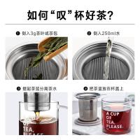 北鼎 CD1001 玻璃杯 350ml （单位:个） 灰羽色