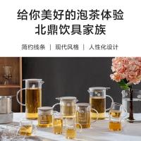 北鼎 CD1001 玻璃杯 350ml （单位:个） 灰羽色