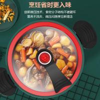 艾逸瑶选 CJ-21010 巴尔加斯复古绿微压锅 24CM（单位：个）新老包装随机发货