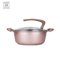 火象（Fire elephants） HXG-YZ012 金色北欧汤锅  24cm（单位：个）金色