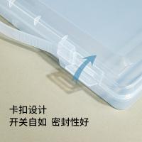 得力（deli）5702文件收纳盒A4（单位：只）透明