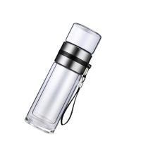 百斯克 BSK-BB591640 尊享泡茶师双层玻璃杯 400ml(单位：个) 颜色随机