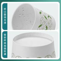 齐心（COMIX） L303 一次性纸杯 200ml 14*27cm 50个/包 （单位:包） 白色 新老包装随机发货